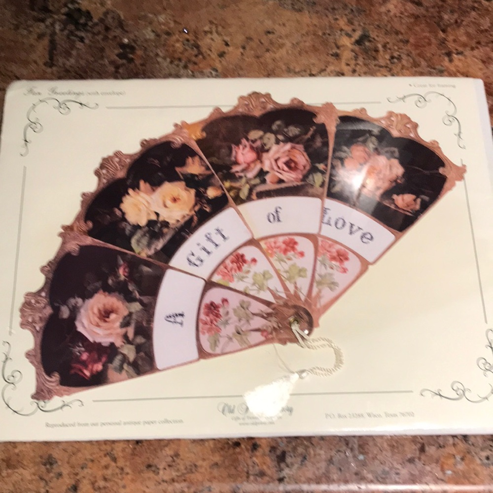 ❤️ Fan greeting card with envelope